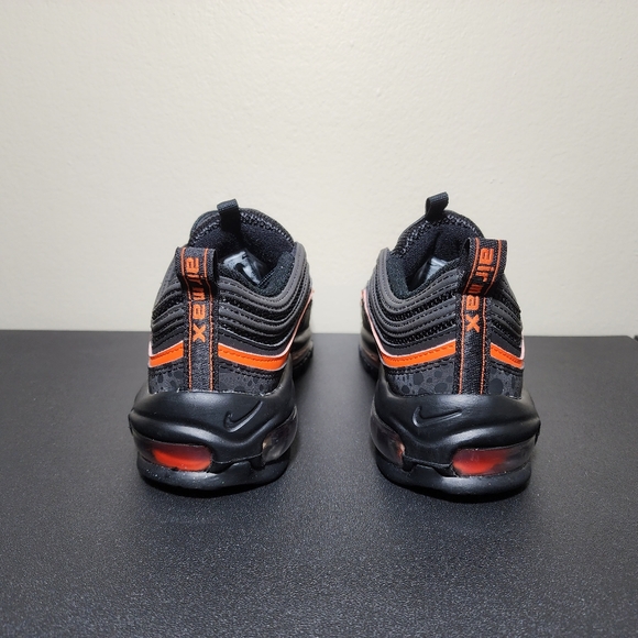 Nike Air Max 97 Safari GS Black Orange DX3088-001 Kids Youth Shoes Size 4.5Y - Picture 5 of 11